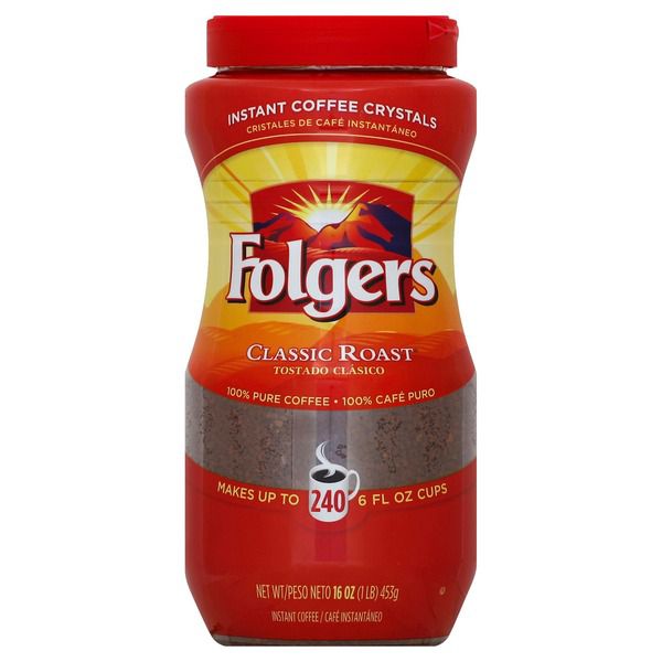 Coffee Folgers Instant 16 Oz